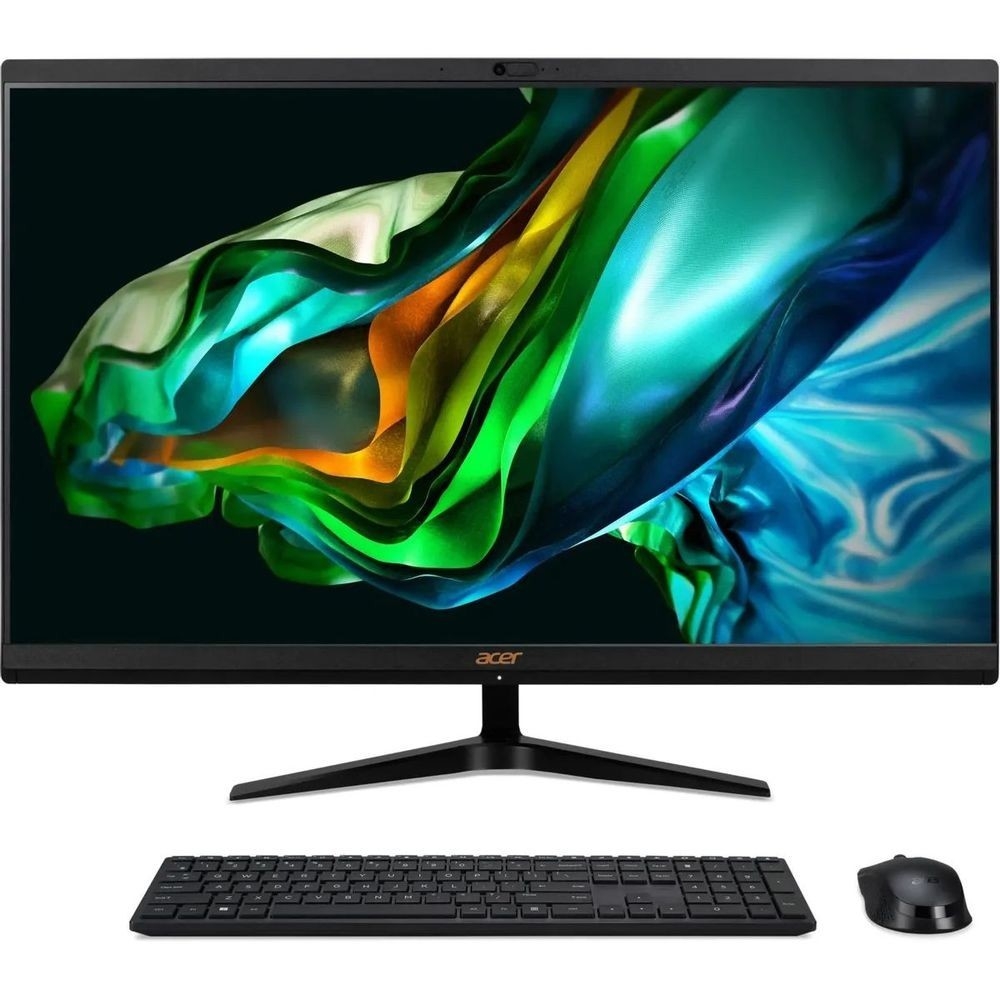 Моноблок Acer Aspire C24-1610 23.8" Full HD i3 N305 (1.8) 8Gb SSD512Gb UHDG CR Eshell WiFi BT 65W клавиатура мышь Cam черный 1920x1080