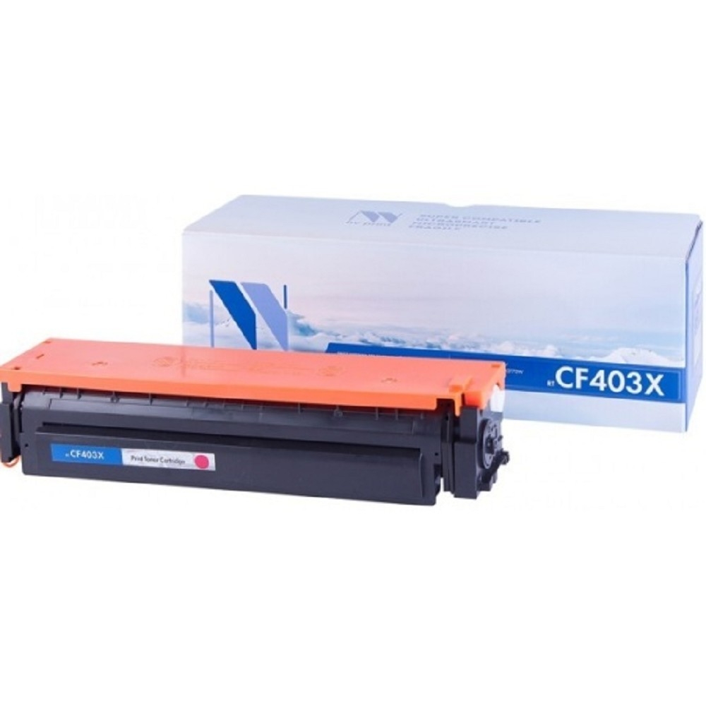 Картридж NVP совместимый NV-CF403X/CF543X/045H/054H Magenta универсальные для HP/Canon Color LaserJet Pro M252/M274/M254/M280/611C/MF631C/LBP-620/MF-640 (2500k)