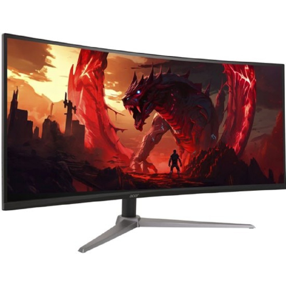 Монитор 34" ACER Nitro ED340CUHbmiipx Black  (VA, 3440x1440, 1 / 5ms, 250cd, 100Hz, 2xHDMI(2.0) + 1xDP(1.4) + Audio out, Speakers 2Wx2, sync: FreeSync, hdr: HDR 10)