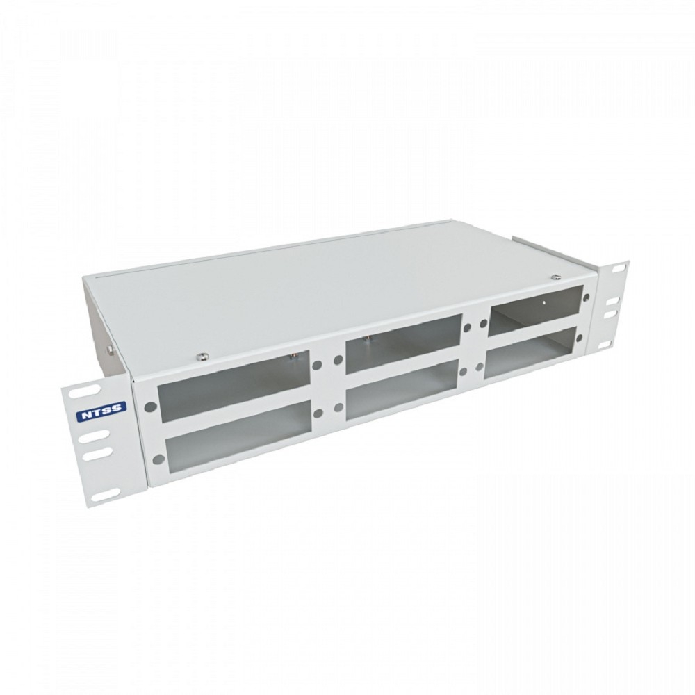 NTSS Кросс NTSS оптический 19'' укомплектованный 2U, 32 порта FC/UPC, 62.5/125 мкм (планки, сплайс-кассета, пигтейлы, КДЗС, адаптеры) серый RAL 7035 NTSS-RFOB-2U-32-FC/U-62.5-SP1.5G2AY