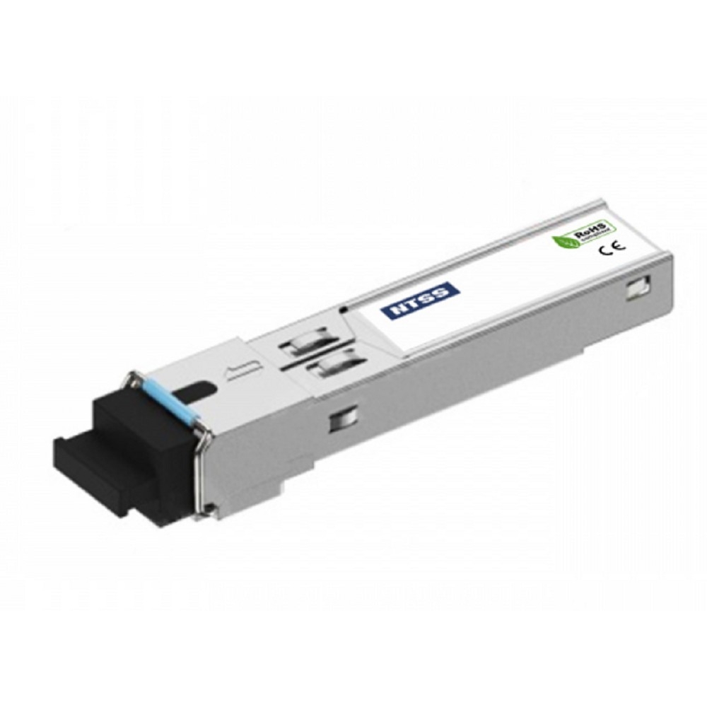 NTSS Модуль NTSS SFP, 1,25Гбит/с, разъём SC, рабочая длина волны 1310/1550нм, SM, WDM, дальность до 20км, ОБ 14дБ, DDM (INDUSTRIAL -45 +85C) NTSS-SFP-1.25G-35-20SDI