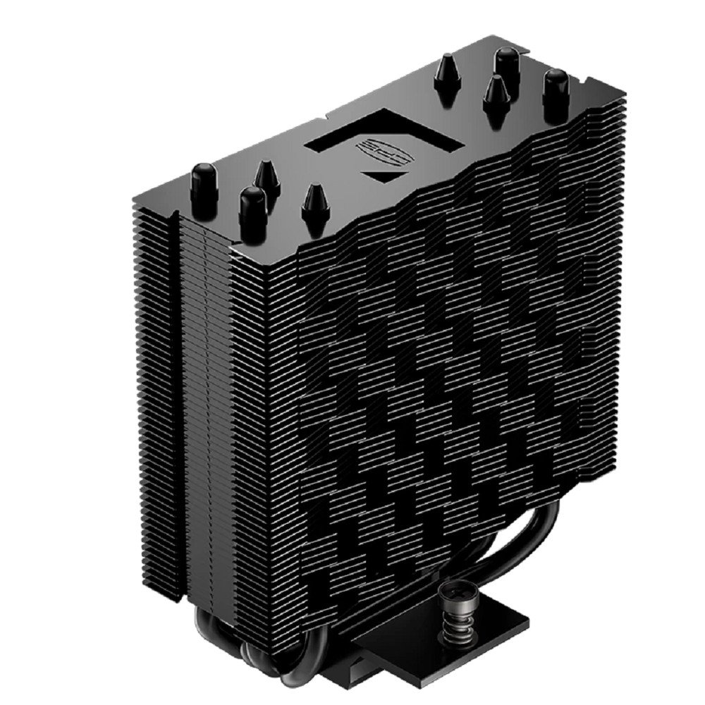 Кулер PCCooler RT400 BK  S115X/1200/1700/1851/AM4/AM5 (TDP 235W, 1x120mm PWM FAN, 4 тепловые трубки 6мм, 500-2200RPM, 32dBa)