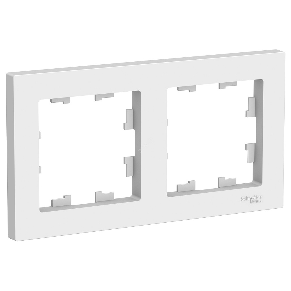 Systeme electric ATN000102 ATLASDESIGN 2-постовая РАМКА, универсальная, БЕЛЫЙ