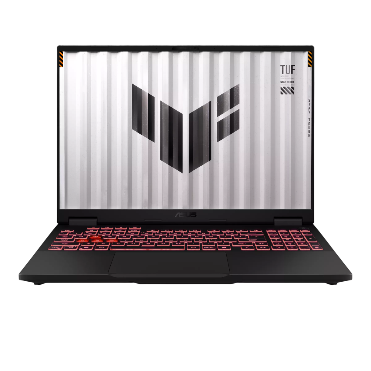 Ноутбук/ ASUS TUF A16 FA608PM-RV068 16"(1920x1200 (матовый, 165Hz) IPS)/AMD Ryzen R9 8940HX(2.4Ghz)/32768Mb/1024PCISSDGb/noDVD/Ext:nVidia GeForce RTX 5060(8192Mb)/Cam/BT/WiFi/90WHr/war 1y/2.2kg/Jaeger Gray/DOS