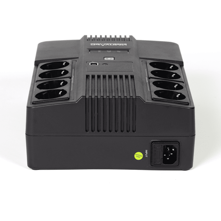 ИБП МАСТЕР 600, 600/360 ВА/Вт, LED, USB, RJ11/RJ45, SCHUKOx8/ line-interactive AS brick