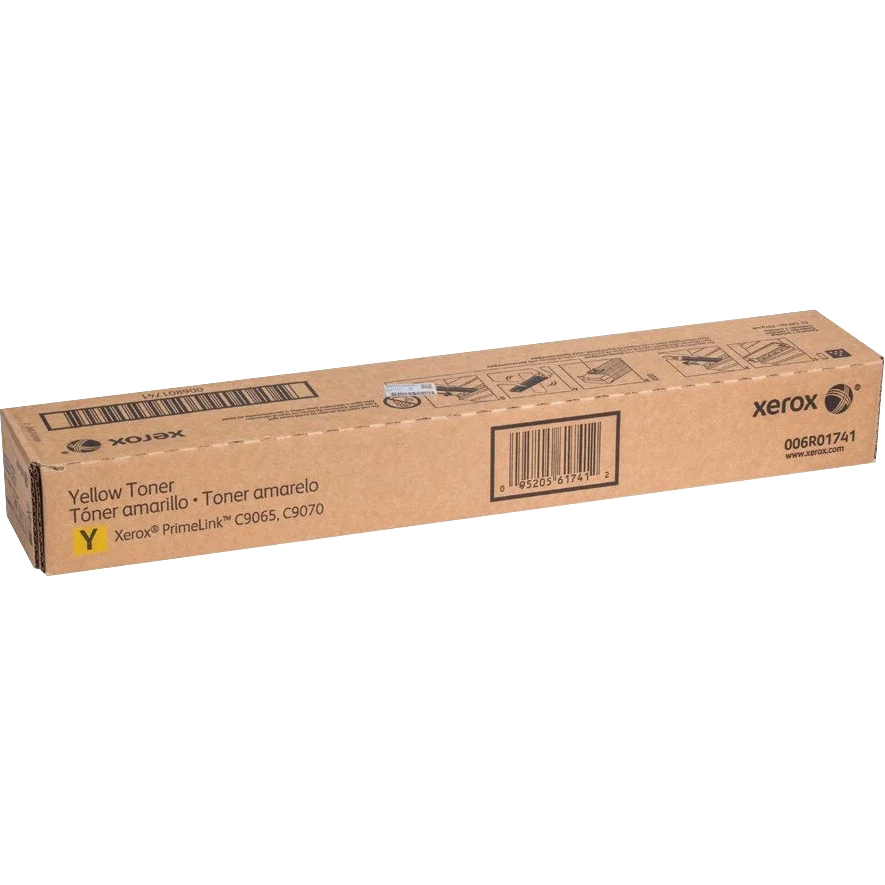 006R01741 - Тонер-картридж, Xerox, 006R01741 (жёлтый), Для PrimeLink C9065/C9070, 34000 страниц (А4)