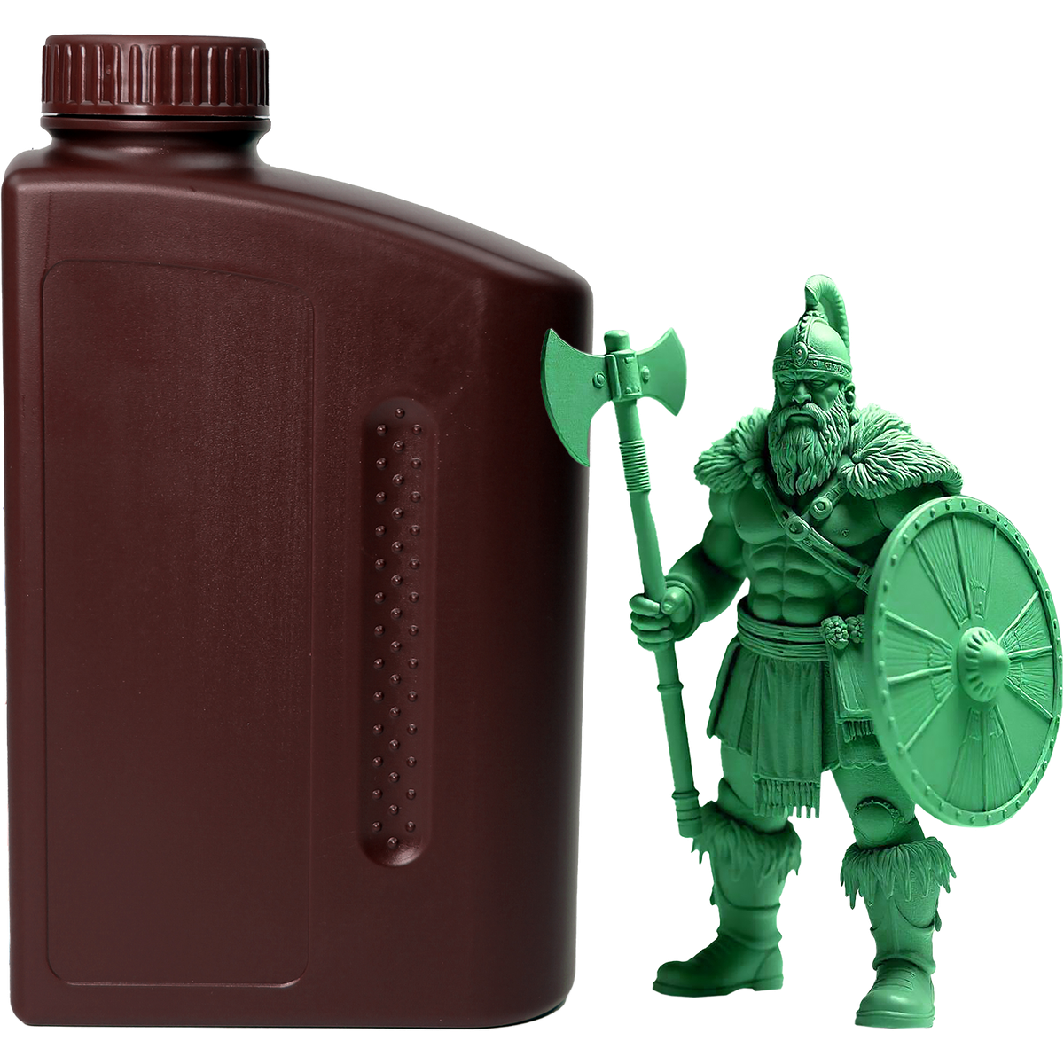 NV-3D-STD-RESIN-GREEN Фотополимерная смола NV PRINT Standard Resin Green для 3D  печати; 1 кг/бут