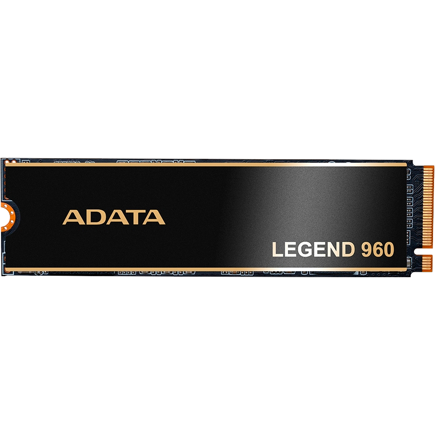 Твердотельный накопитель/ ADATA SSD LEGEND 960, 2000GB, M.2(22x80mm), NVMe 1.4, PCIe 4.0 x4, 3D NAND, R/W 7400/6800MB/s, IOPs 750 000/630 000, DRAM buffer 2000MB, TBW 1560, DWPD 0.43, with Heat Spreader (5 лет)