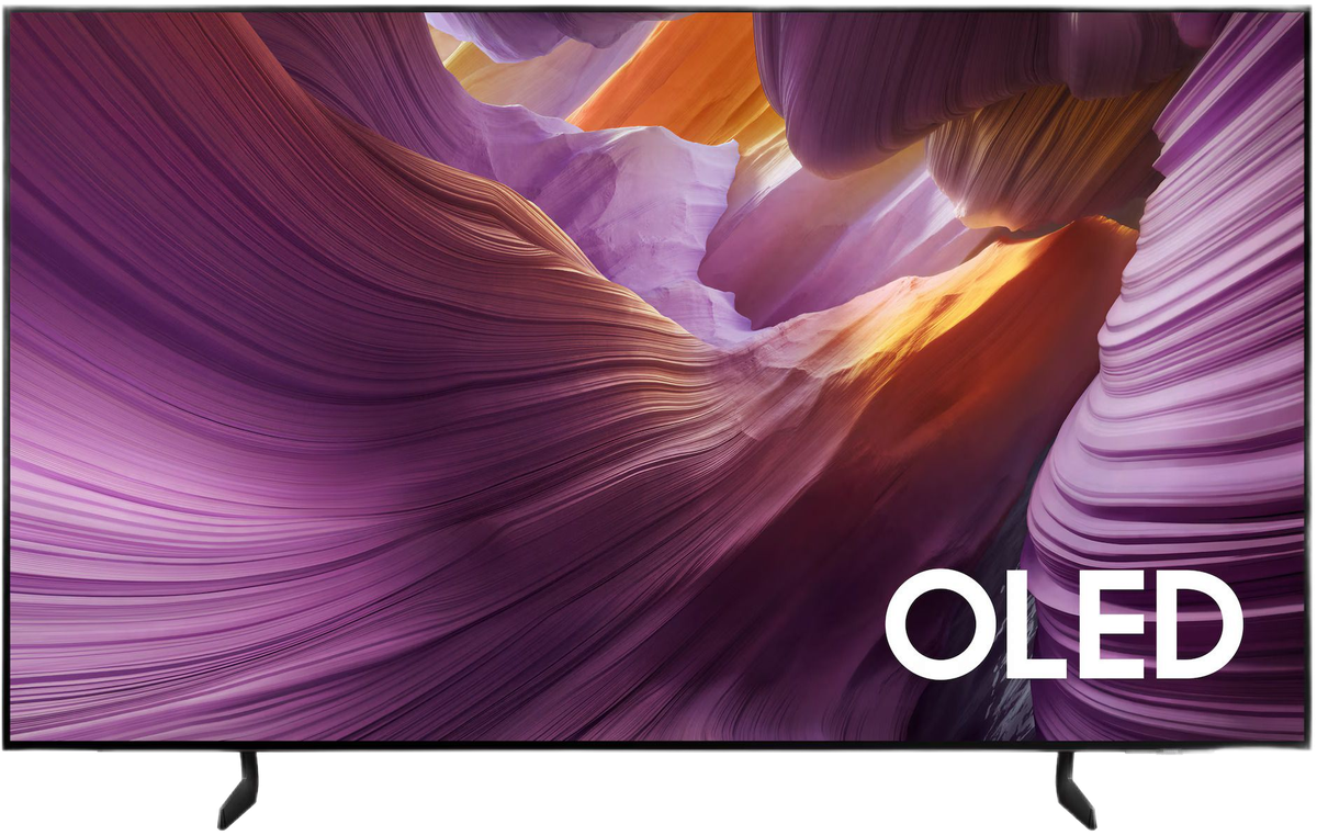 Телевизор 77'' Samsung/ 77", OLED, Ultra HD, Tizen Smart TV, 120 Hz, HDR10+, Wi-Fi, Voice, DVB-T2/C/S2, Bluetooth, CI+(1.4), FreeSync Premium, 2.0Ch 20W, OTS Lite, 4HDMI, 2USB, Black 2025
