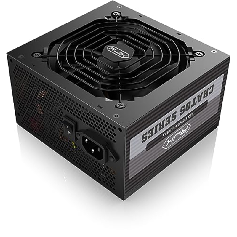 Блоки питания/ Power Supply Raijintek CRATOS 1000, 1000W 80+ Gold (ATX, 3.1, PCIe 5.1, Full-modular, 1x24(20+4)pin, 2x4+4-pin CPU, 4x6+2-pin PCIe, 1x12V(2x6), 8xSATA3, 4xMolex, Active, 120x120mm, 150x140x86mm, APFC, black)