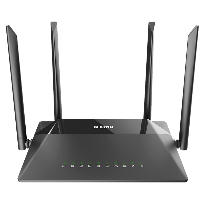Маршрутизатор/ AC1300 Wi-Fi Router, 1000Base-T WAN, 4x1000Base-T LAN, 4x5dBi external antennas, USB port, 3G/LTE support