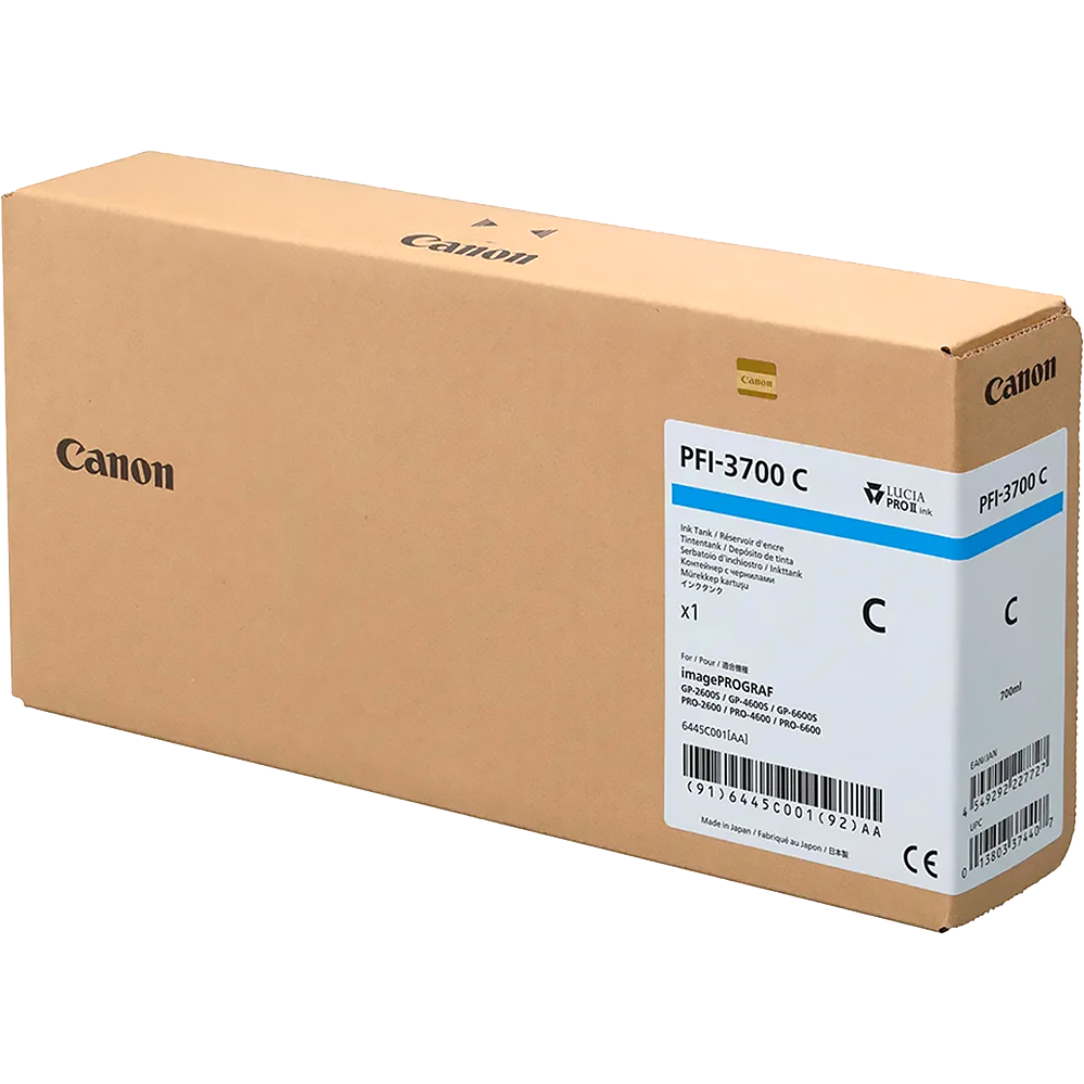 Картридж Canon PFI-3700 Cyan