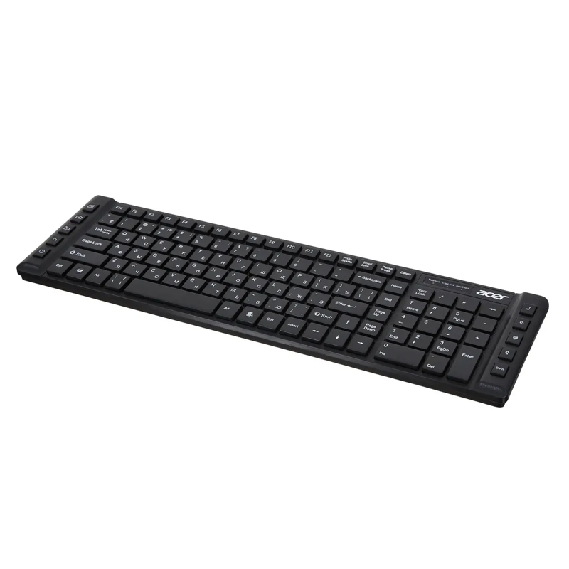 Клавиатура/ Клавиатура Acer OKW010 USB slim Multimedia black