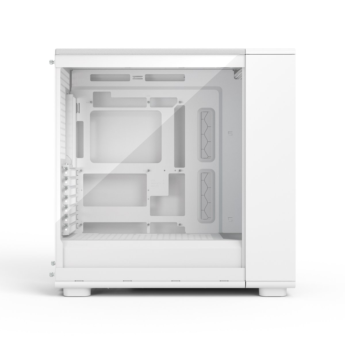 Корпус ПК без блока питания/ Case Fractal Design Epoch XL TG RGB Clear Tint, Full-Tower, 3x140mm ARGB, 2xUSB-A 3.2 + 1xUSB 3.2 Type-C E-ATX, ATX, mATX, mITX, White