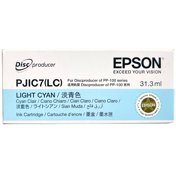 Картридж EPSON PJIC7 светло-голубой для Discproducer PP-100 (C13S020448/C13S020689)