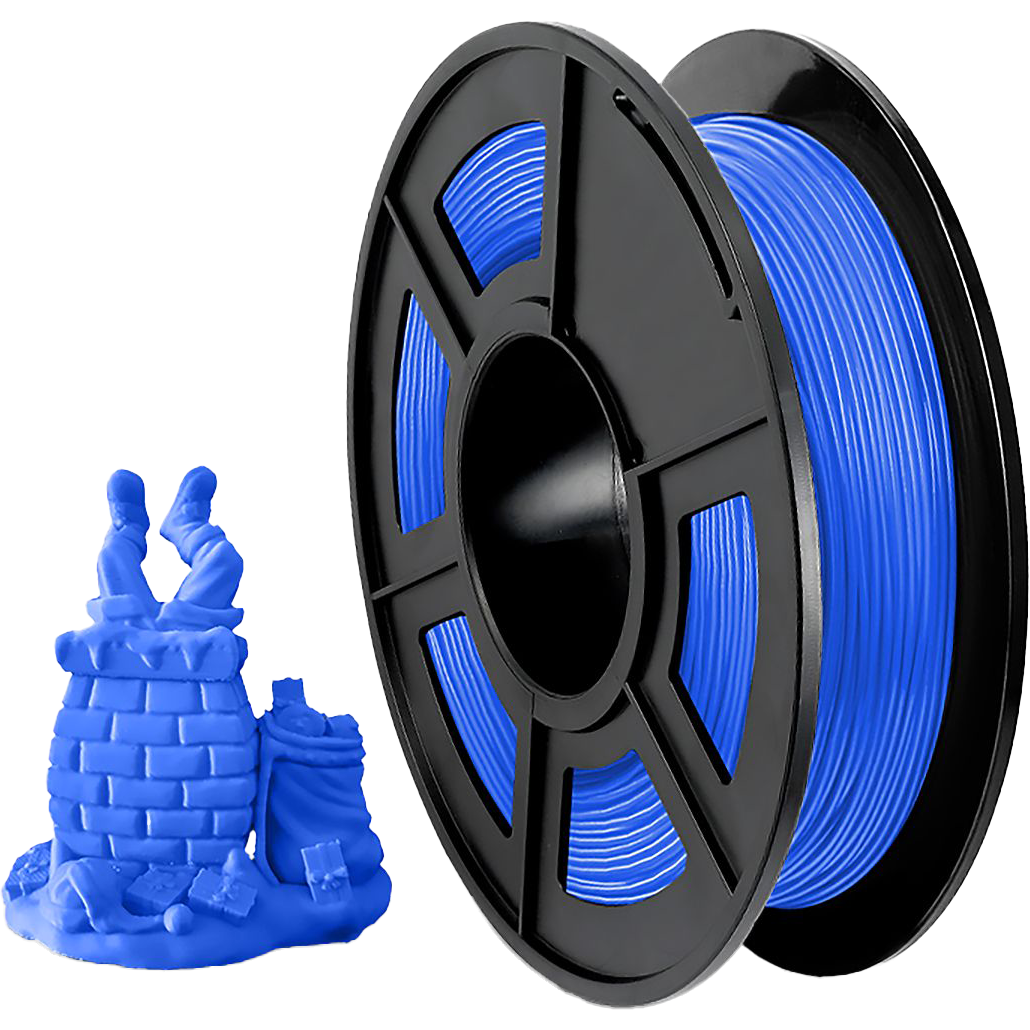 -/ Филамент NVPRINT TPU Blue для 3D печати диаметр 1.75мм  длина 165 метров  масса 0,5 кг
