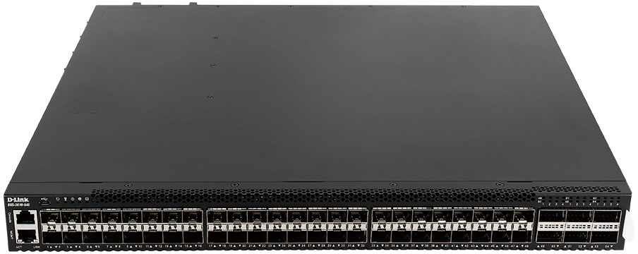 Коммутатор/ DXS-3610-54S/*SI Managed L3 Stackable Switch 48x10GBase-X SFP+, 6x100GBase-X QSFP28, CLI, 1000Base-T Management, RJ45 Console, micro-USB, Standard Image F/W