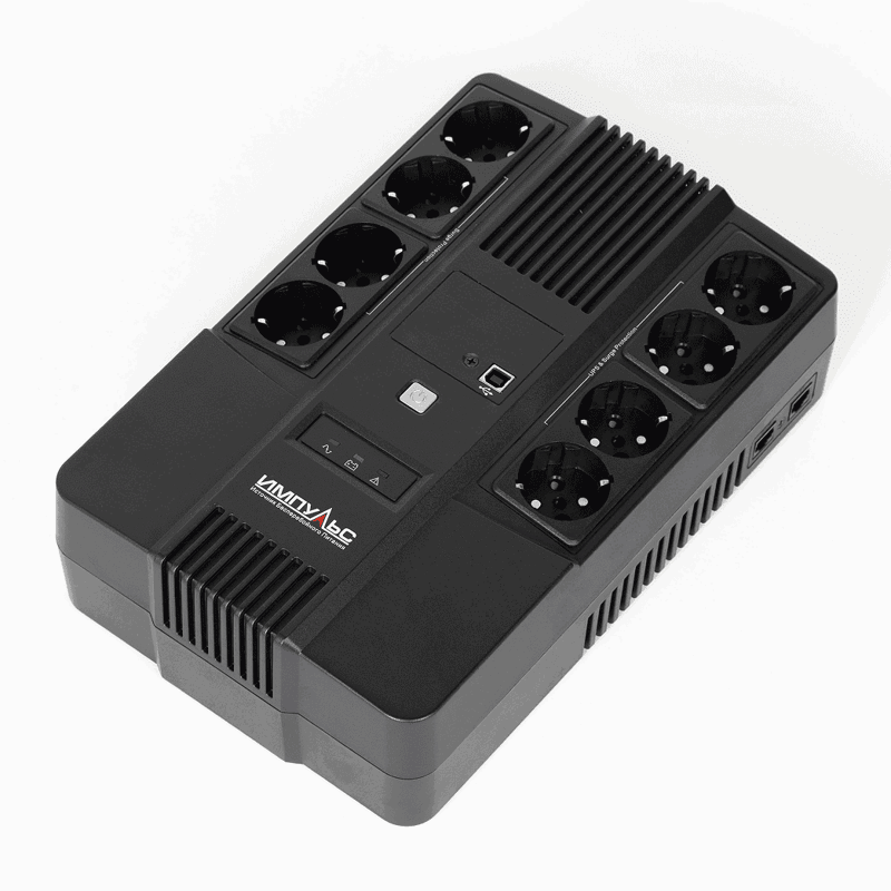 ИБП МАСТЕР 600, 600/360 ВА/Вт, LED, USB, RJ11/RJ45, SCHUKOx8/ line-interactive AS brick