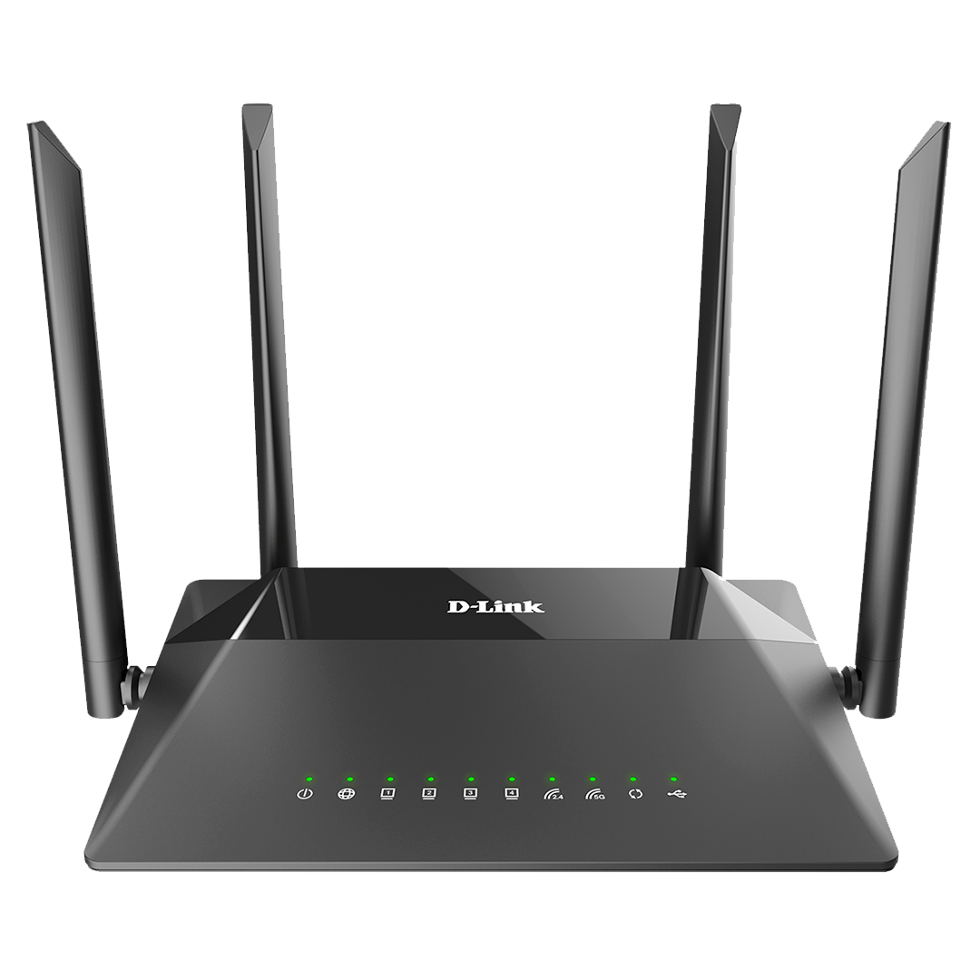 Маршрутизатор/ AC1300 Wi-Fi Router, 1000Base-T WAN, 4x1000Base-T LAN, 4x5dBi external antennas, USB port, 3G/LTE support