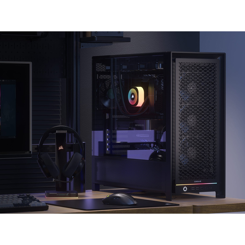 Корпус без блока питания/ Case Corsair Frame 5000D RS High-Airflow, Midi-Tower, TG, 4x140mm, 4xUSB-A 3.2, 1xUSB 3.2 Type-C, E-ATX, ATX, mATX, mITX Black