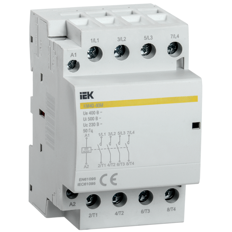Контактор модульный КМ40-40М AC/DC IEK