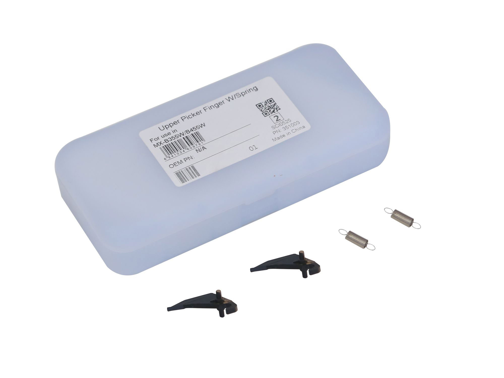 Сепаратор тефлонового вала с пружиной Cet для Sharp MX-B455W, MX-B450W, MX-B450P, MX-B355W, MX-B350W, (CET351003)
