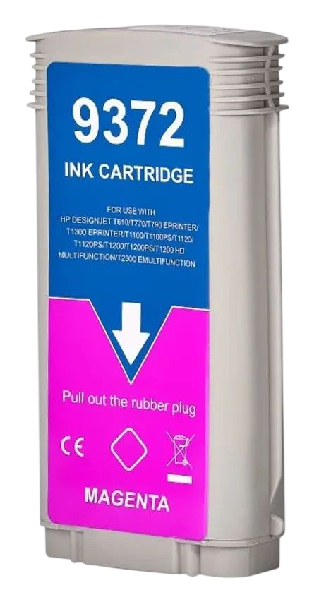 -/ Струйный картридж NV Print 72 (NV-C9372A) Magenta для HP DesignJet T1100, T1120, T1200, T1300,  T610, T620, T770, T790, T2300, T795 (130 мл)