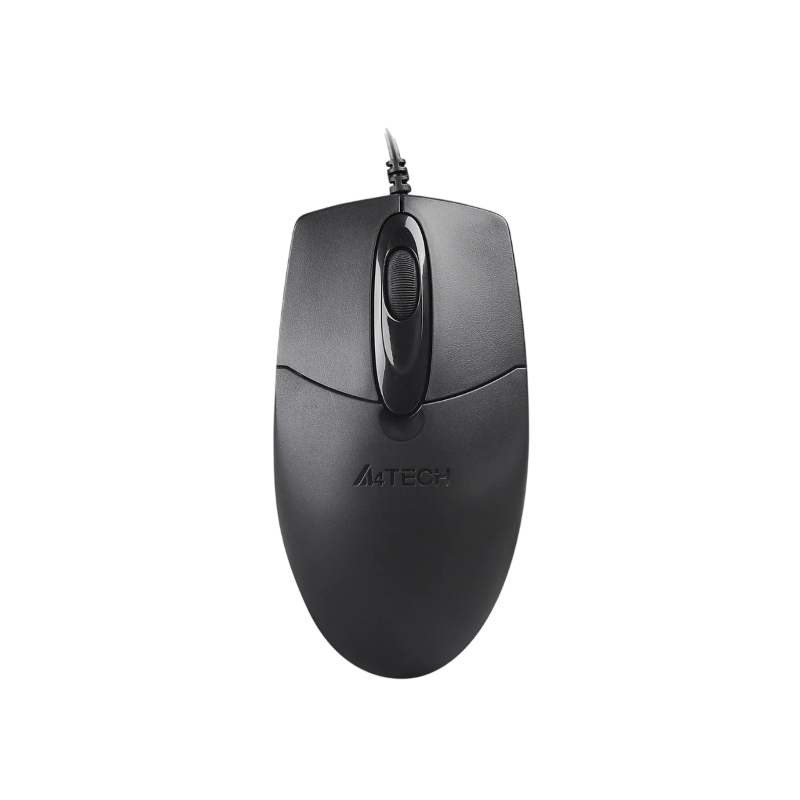 Мышь A4Tech OP-720S черный оптич. 1200dpi silent USB 2but