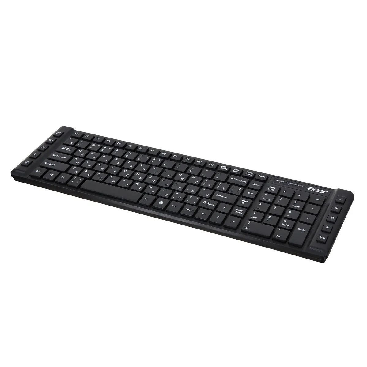 Клавиатура/ Клавиатура Acer OKW010 USB slim Multimedia black
