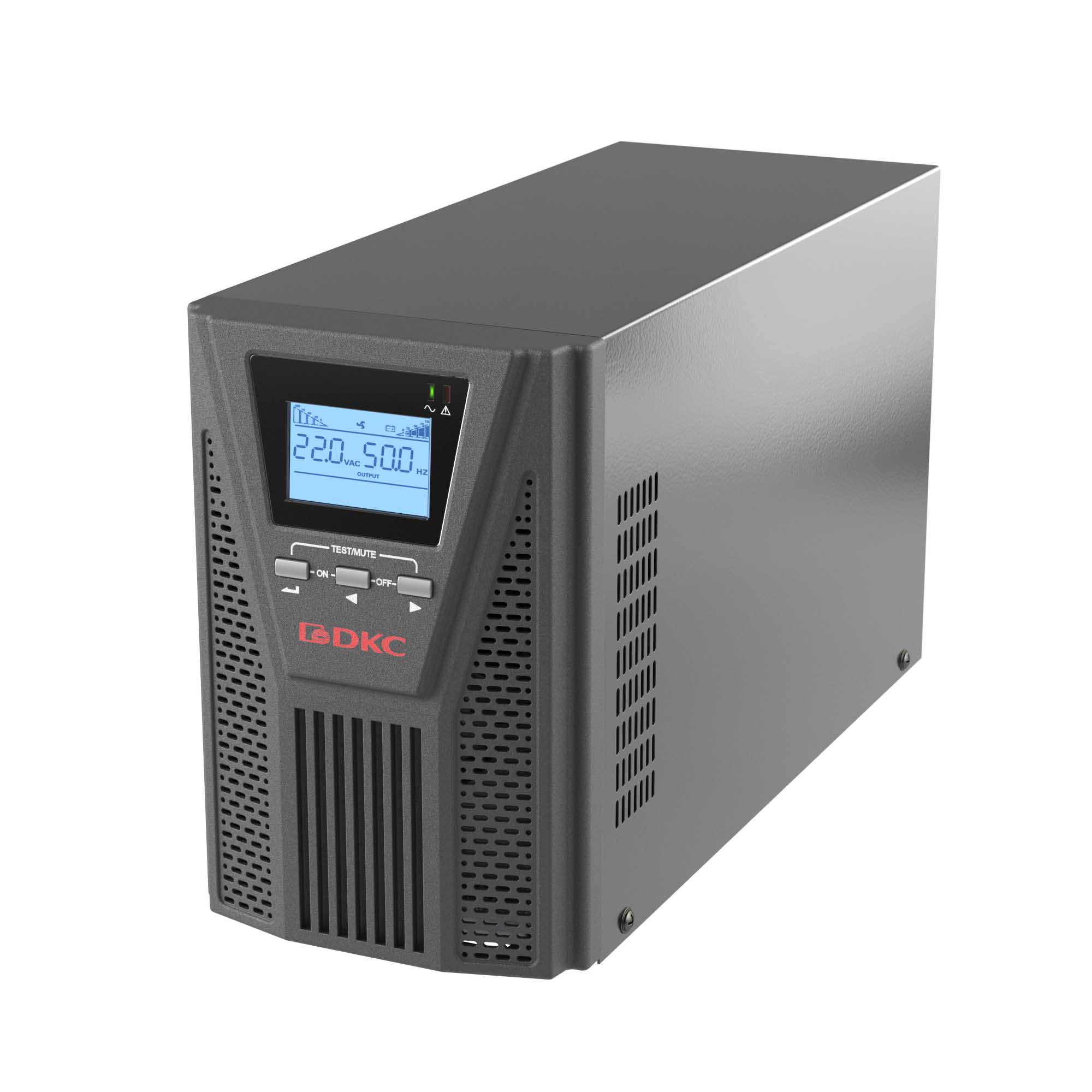 ИБП DKC SMALLT1A10H онлайн, серии Small Tower, 1000 ВА/900 Вт, клеммы, EPO, USB, RS- 232, RJ45, з/у 1А, 3 x 7 Ач