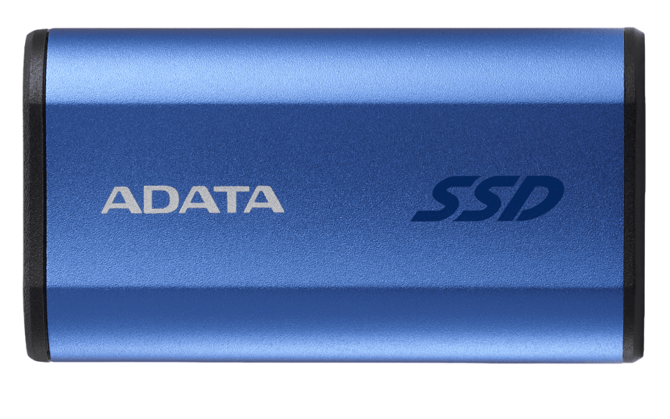 Твердотельный накопитель/ ADATA External SSD SE880, 500GB, USB 3.2 Gen2 Type-C, up to R/W 2000/2000 MB/s, 64.8x35x12.5mm, Blue (5 лет)