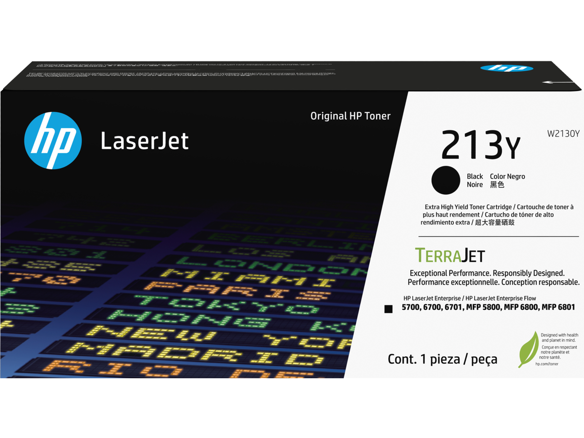 Картридж лазерный HP 213Y Black Extra High Yield Original LaserJet Toner Cartridge