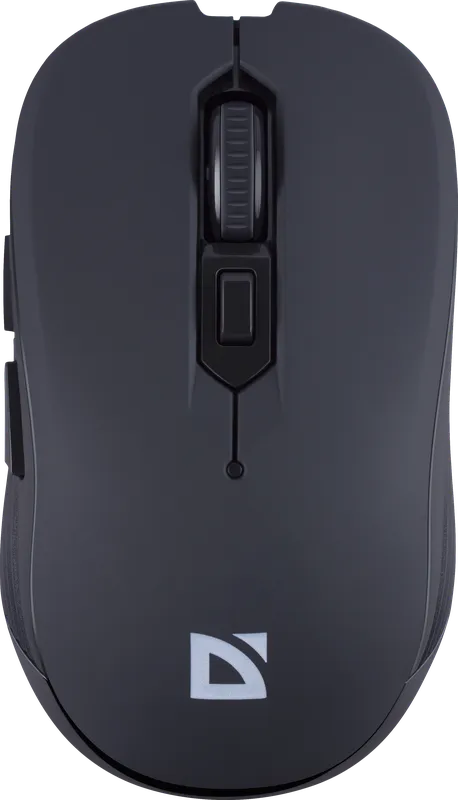 Мышь беспроводная Defender Gassa MM-105 черный, 1600 dpi, радиоканал, USB, кнопки - 6