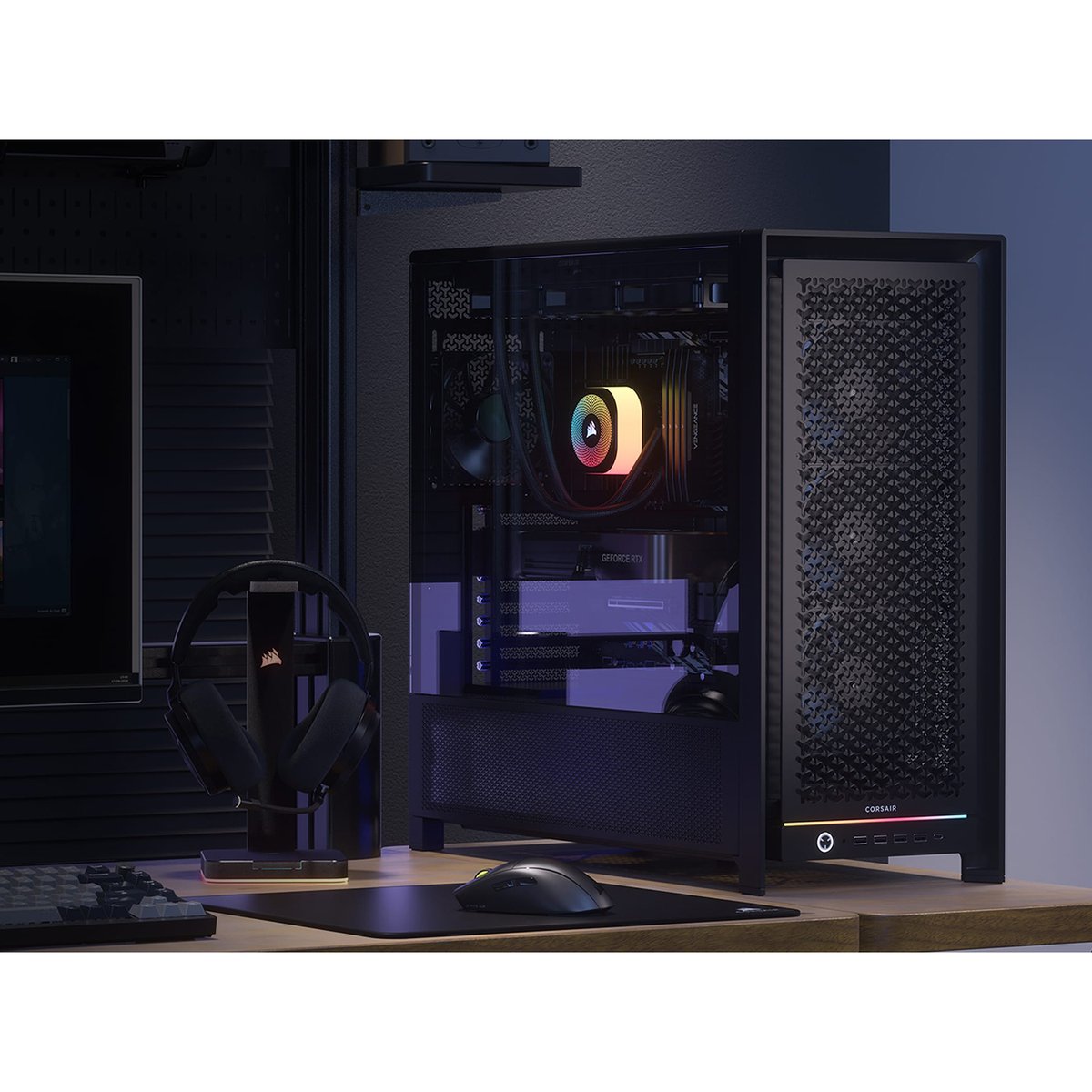 Корпус без блока питания/ Case Corsair Frame 5000D RS High-Airflow, Midi-Tower, TG, 4x140mm, 4xUSB-A 3.2, 1xUSB 3.2 Type-C, E-ATX, ATX, mATX, mITX Black