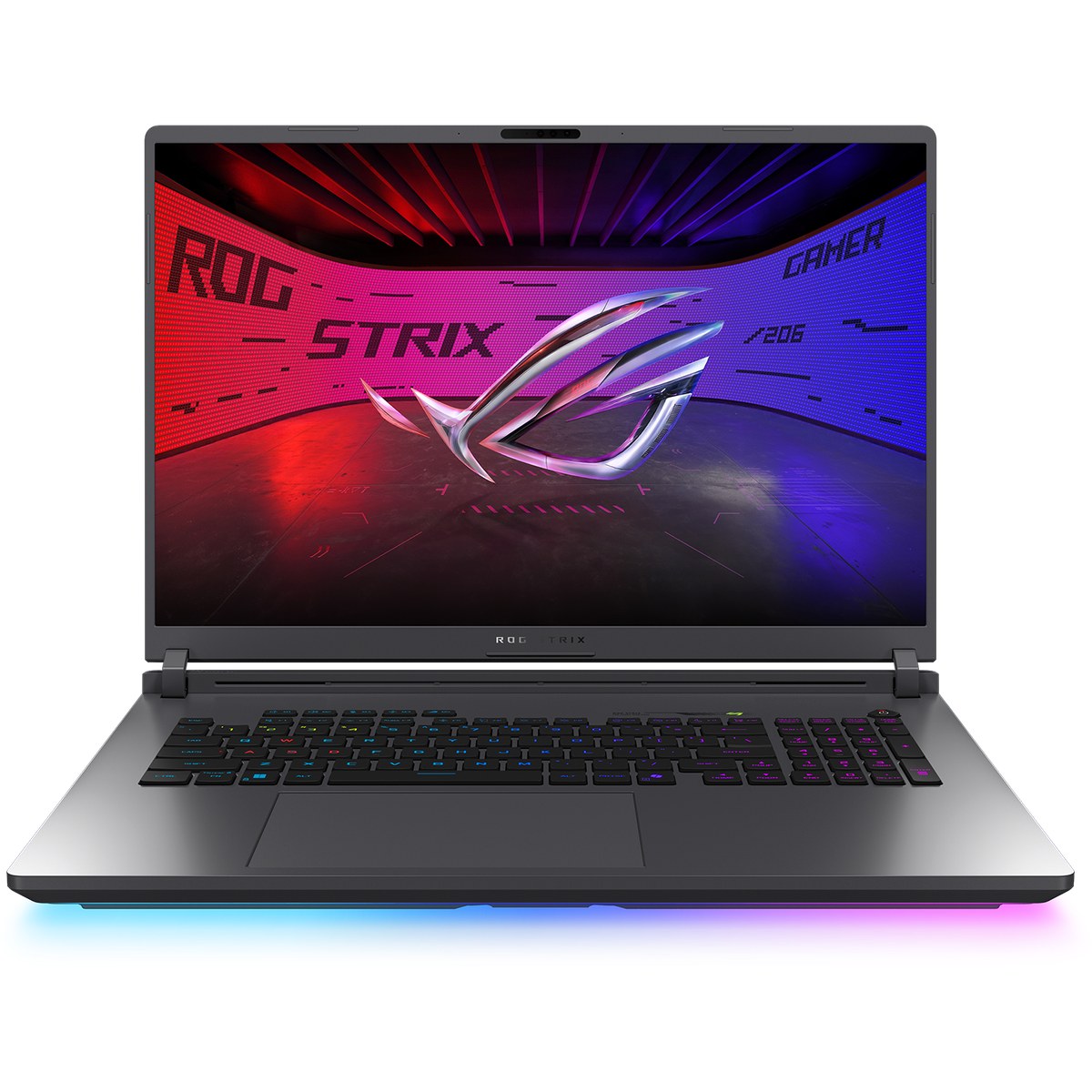 Ноутбук/ ASUS ROG Strix G18 G815JMR-S9080 18"(2560x1600 (матовый, 240Hz, 3ms) IPS)/Intel Core i7 14650HX(2.2Ghz)/32768Mb/1024PCISSDGb/noDVD/Ext:NVIDIA GeForce RTX 5060(8192Mb)/Cam/BT/WiFi/90WHr/war 1y/3.2kg/Eclipse Gray/noOS