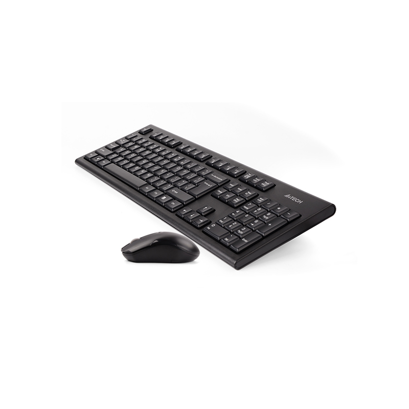 Клавиатура + мышь A4Tech 3000NS клав:черный мышь:черный USB беспроводная Multimedia