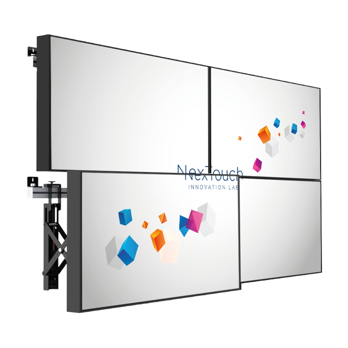 Профессиональный дисплей для видеостен [VWLNV1N0955] [NextWall55] 55", FHD (1920х1080), шов 0.88 мм, IPS, 500 кд/м2, 1200:1, 50 000 часов, 8 мс, H/V 178°, HDMI 2.0 (4K60), DP 1.2, USB 2.0, LAN, RS232/RJ45, VESA 600х400 в комплекте