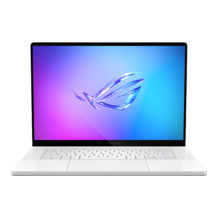 Ноутбук/ ASUS ROG Zephyrus G14 GA403WW-QS100 14"(2880x1800 OLED 120Hz)/AMD Ryzen AI 9 HX 370(2Ghz)/32768Mb/1024PCISSDGb/noDVD/Ext:NVIDIA GeForce RTX 5080(16384Mb)/Cam/BT/WiFi/73WHr/war 1y/1.57kg/Platinum White/DOS +  +чехол