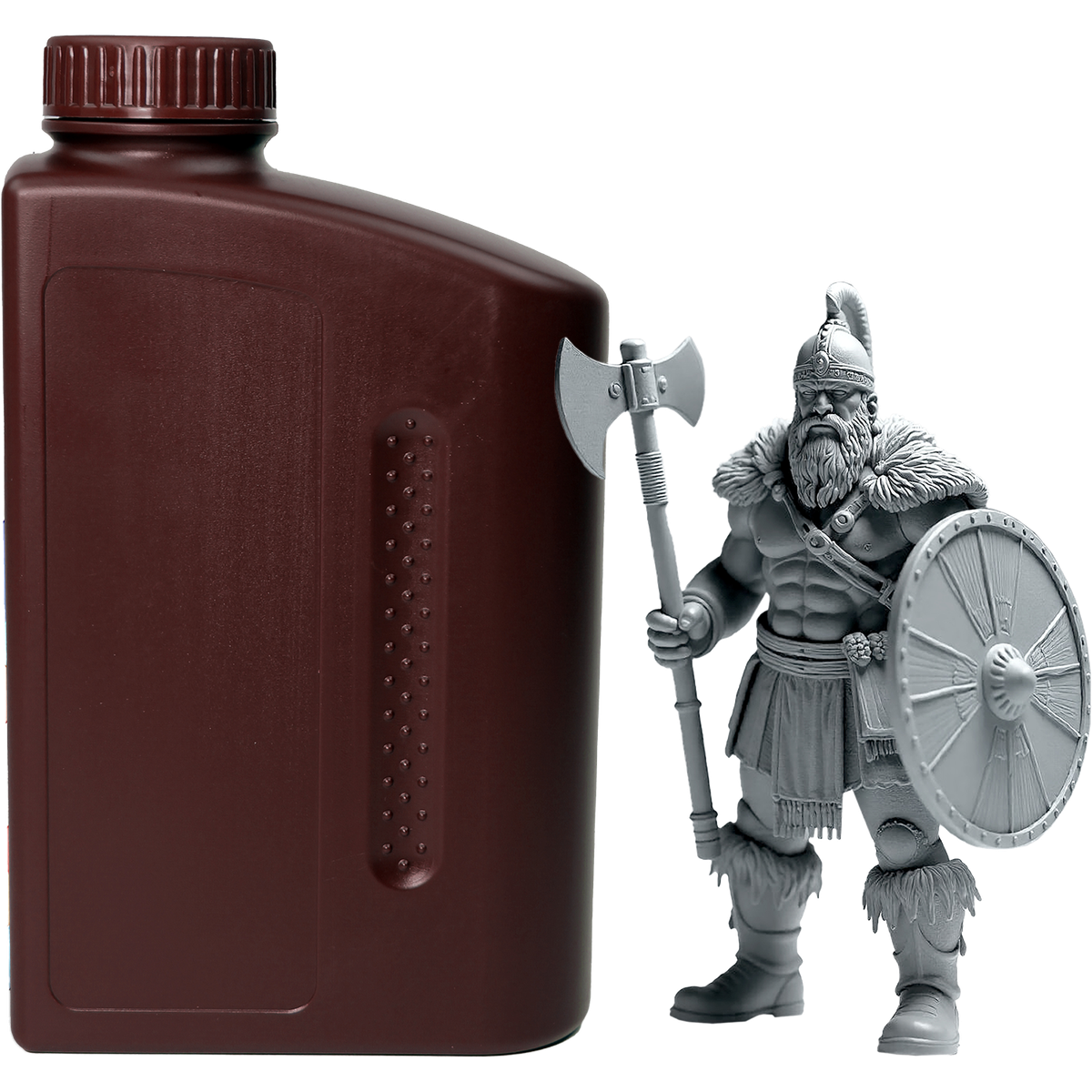 NV-3D-STD-RESIN-GREY Фотополимерная смола NV PRINT Standard Resin Grey для 3D печати; 1 кг/бут