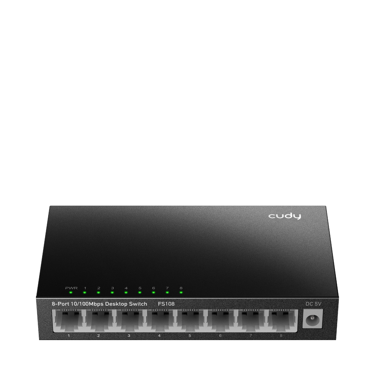 Коммутатор Cudy FS108, 8×100 Мбит/с, неуправляемый, настольный