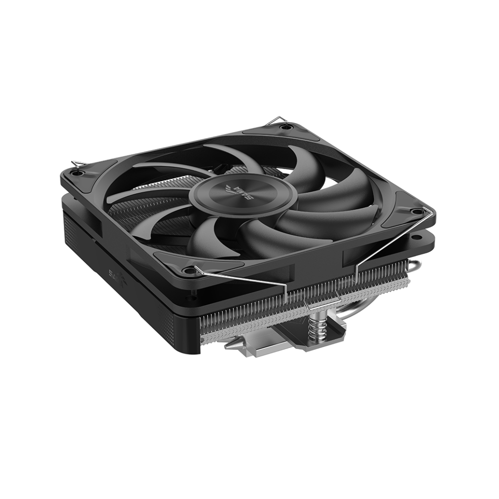 Кулер для процессора SAMA CPU Cooler SAMA U60 (190W, 4-pin PWM, 67mm, 6x6mm, 1x120mm, 61.51CFM, 36.4dBA, 1800RPM, S: 1851/1700/1200/115X, AM5/AM4, black)