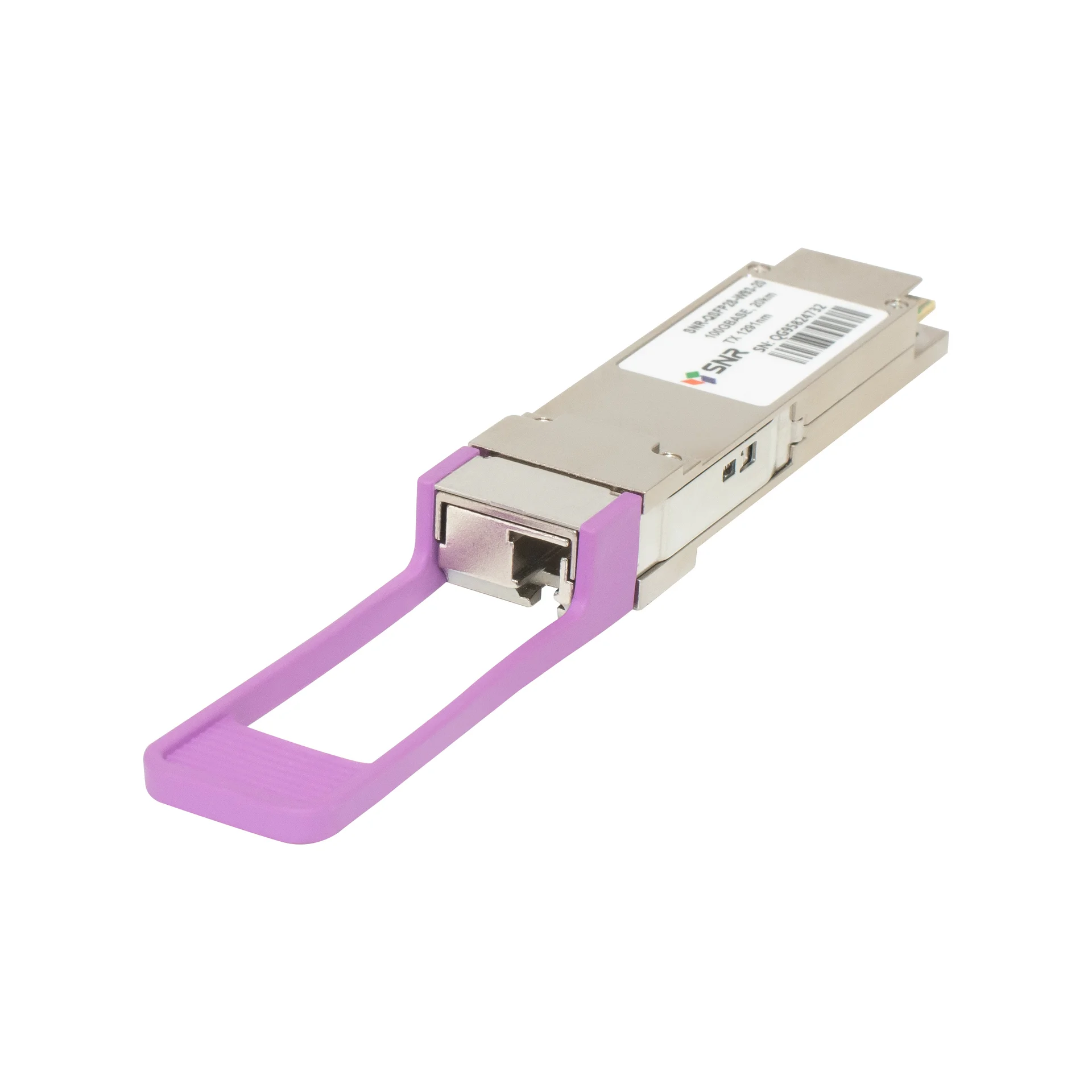 SNR SNR-QSFP28-W93-20 Модуль, QSFP28 100GBASE, BiDi, 1291нм, разъем LC дальность до 20км