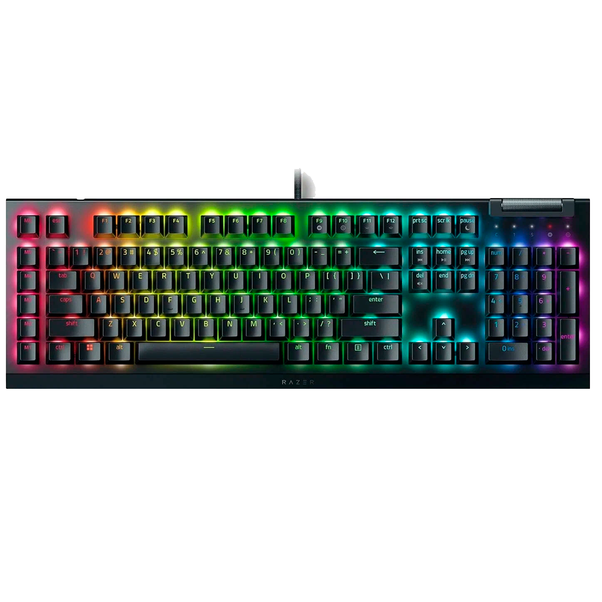 Клавиатура Razer BlackWidow V4 X (Yellow Switch) - Russian Layout/ Razer Keyboard BlackWidow V4 X (Yellow Switch) - Russian Layout