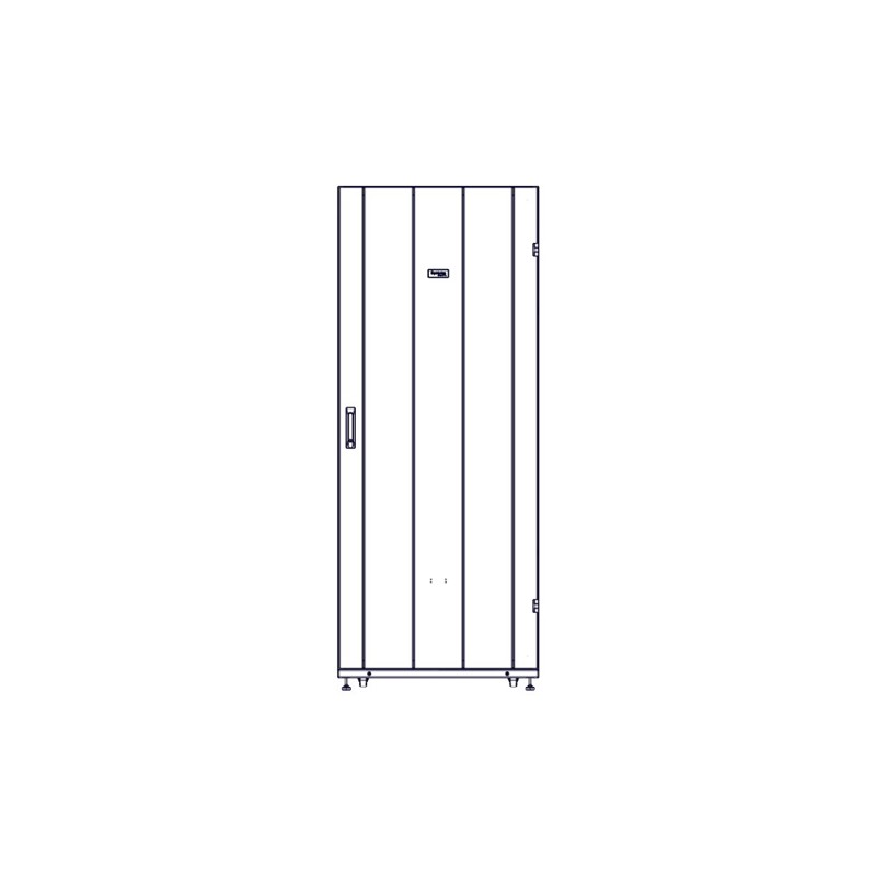 Шкаф Systeme Electric, серия Uniprom, 42U-800/1070, боковые панели 4шт, черный