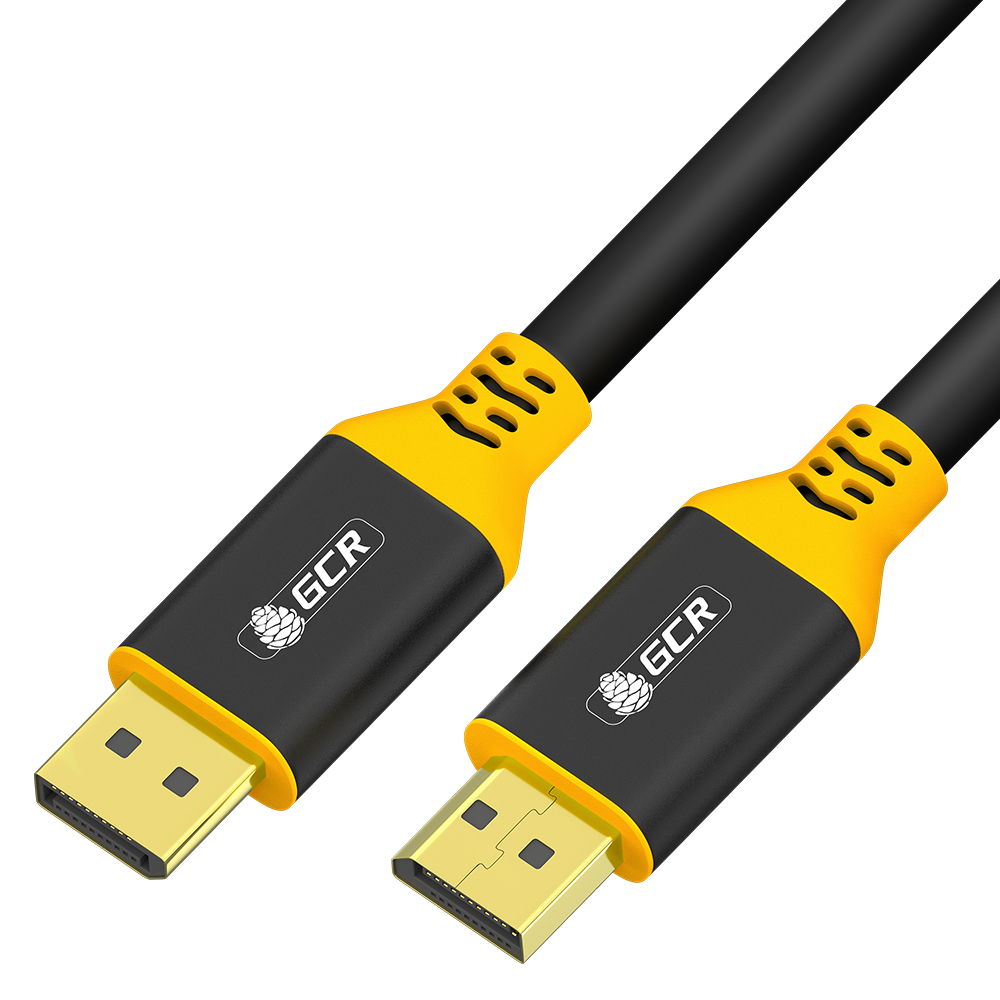 GCR Кабель 1.5m DisplayPort v1.2, черный, медь, AL корпус, 28/28 AWG