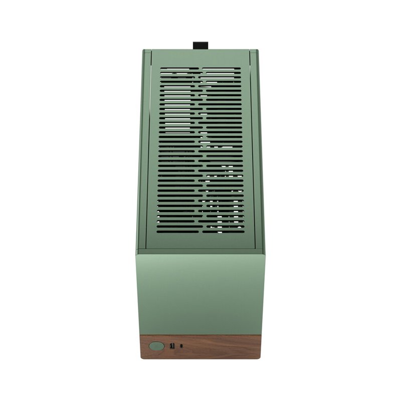 Корпус без блока питания/ Case Fractal Design Terra, Mini-Tower, no fans, 1xUSB-A 3.0 + 1xUSB 3.2 Type-C, SFX PSU Support, mITX Jade