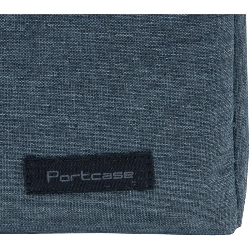 Сумка для ноутбука 15.6" Portcase KCB-165 Grey серый нейлон/полиэстер