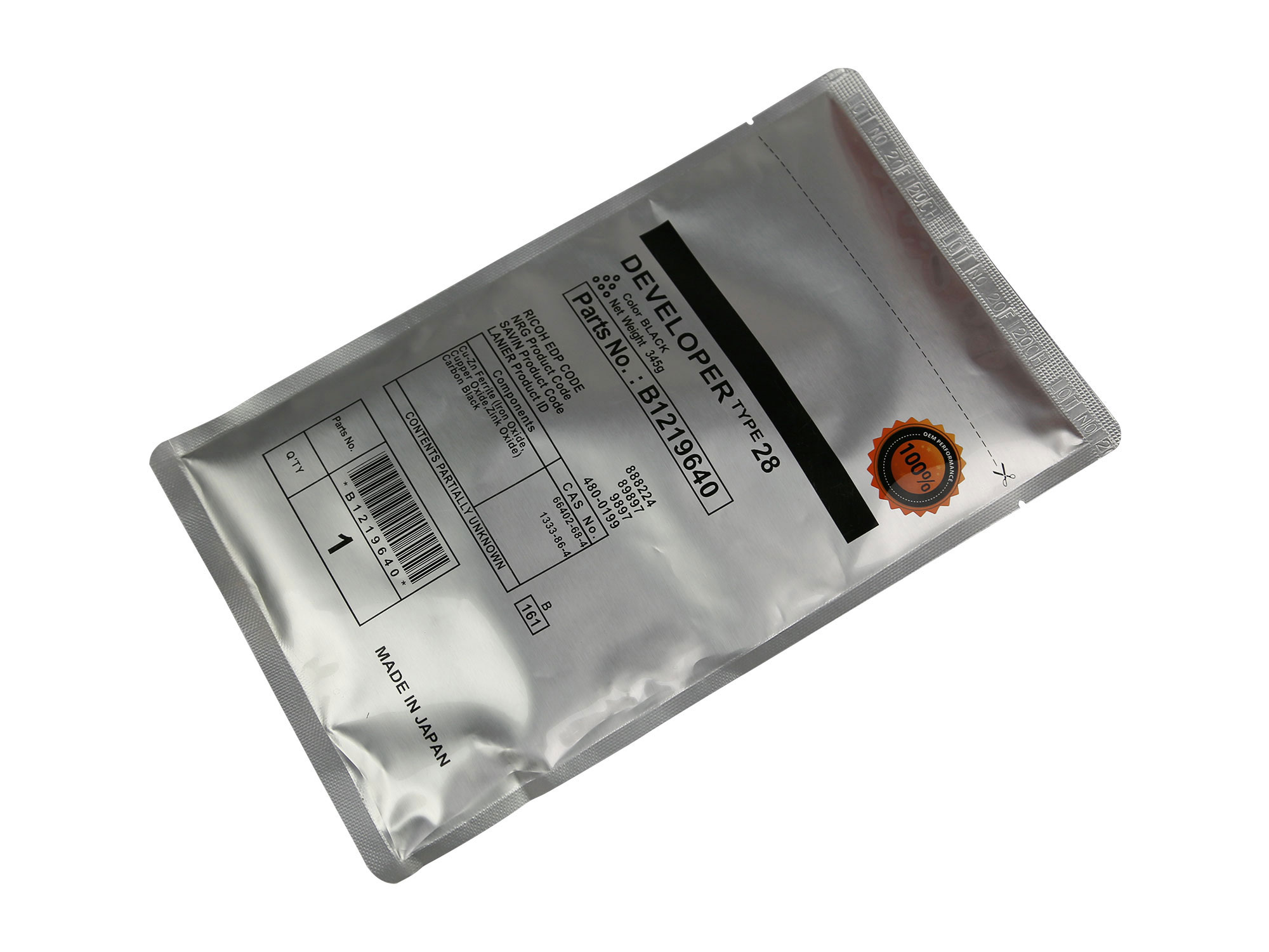 Тонеры и девелоперы Девелопер Type 28 для RICOH Aficio 1015/2015/2018/2020/1022/1027/2022/2027/MP1500/MP1600/MP2000/MP2500/MP2510 (CET), 345г/пак, 60000 стр., CET6794N