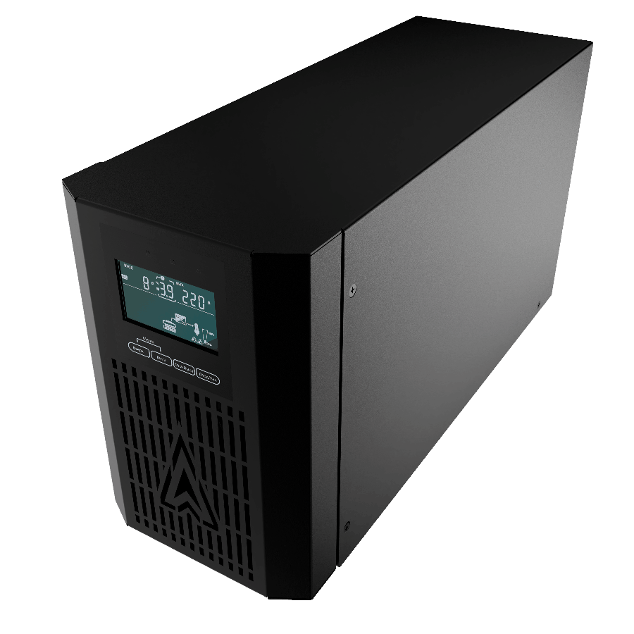 Импульс ИБП ФОРА 1500 {~230В, 1500ВА/1500 Вт, LCD+LED, EPO, RS-232, SmartSlot, USB АКБ 3х9Ач, SCHUKO*2} {FF15201}