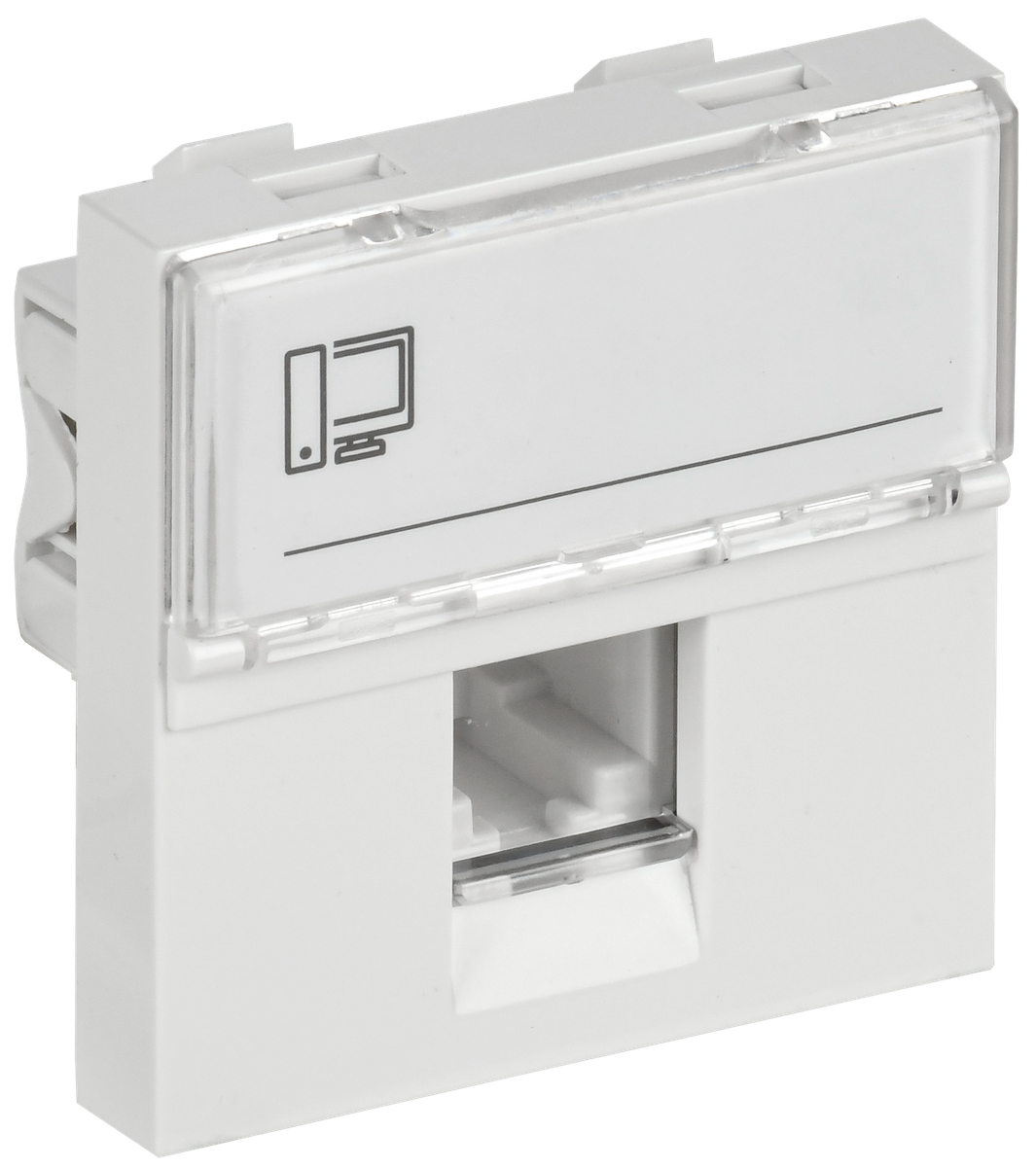 PRIMER РКИ-20-00-П-6 Розетка RJ45 кат.6 (2 мод.) бел. IEK